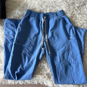 Figs S/T yola pants with the stretchy waist band!